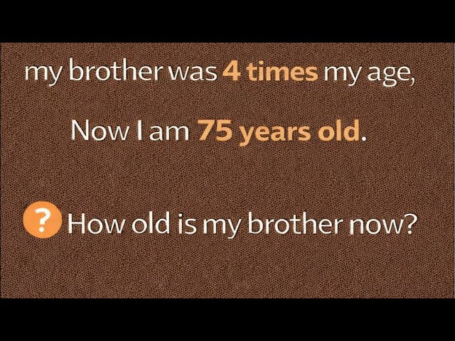 99% Fail This Simple Age Puzzle 😳