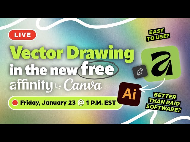 Vector Drawing in Affinity by Canva | First Impressions