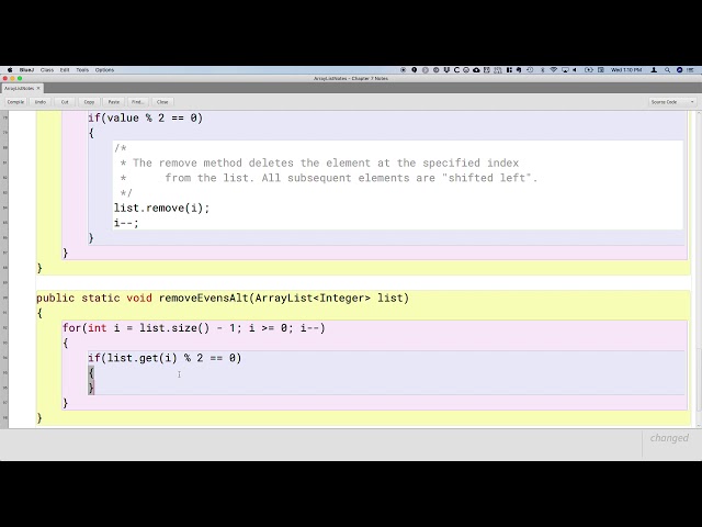APCSA Arrays 06.02 ArrayList methods, enhanced for loop