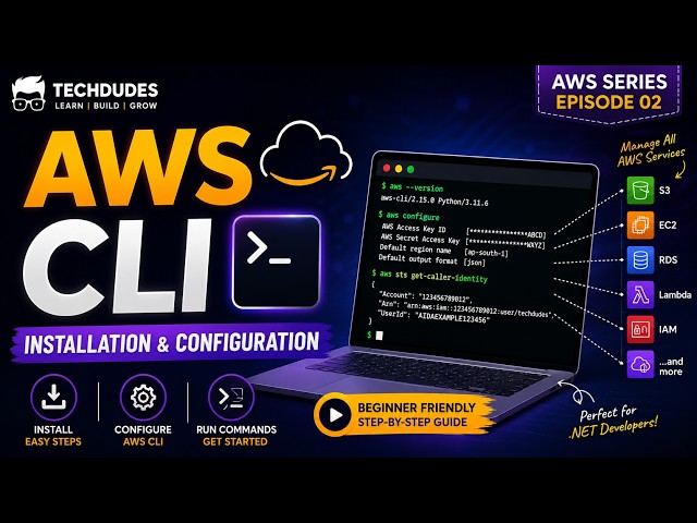 Learn AWS CLI in 20 Minutes | Installation, Configuration & Best Practices | AWS With .NET