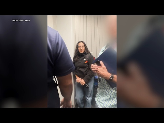 Video muestra a ICE arrestando a mujer de California en el aeropuerto de Denver