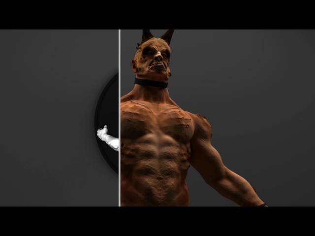 3D rendering Character modelling Monster