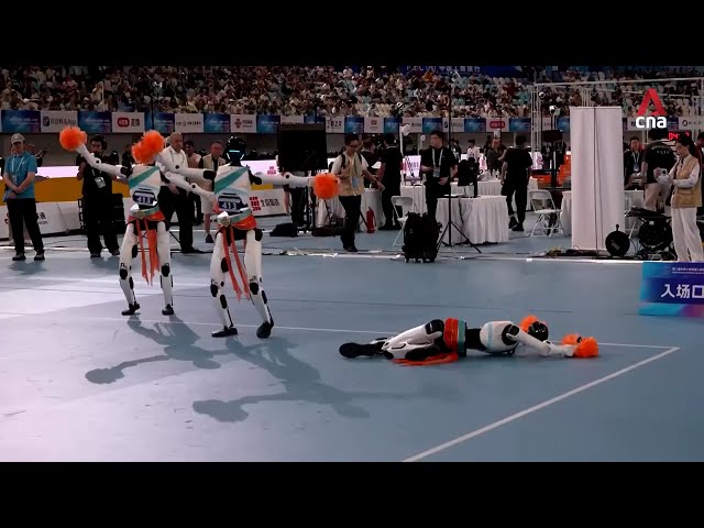 Funny moments from Beijing’s World Ai Robot Humanoid Robot Games 2026.