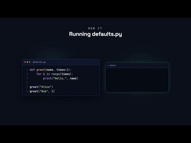 Default Argument Values - Python for Beginners