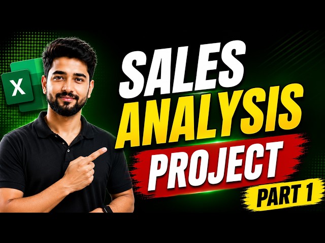 Excel Sales Analysis Project | Category-wise Sales Analysis | Excel Interview Question #1