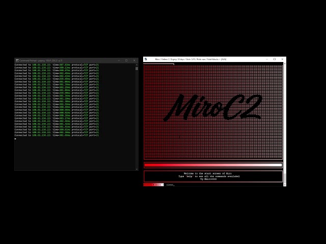 MIRO C2 / API / BOTNET | MIRO C2 VS WAR DOGS SERVER
