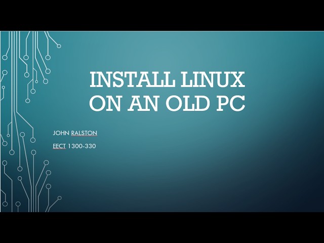 How to Install Linux