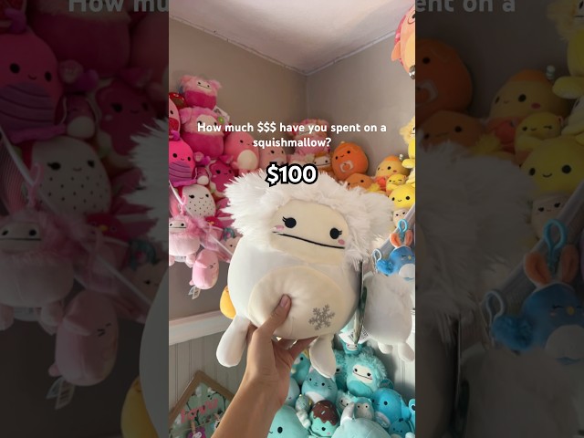 MY MOST EXPENSIVE AND RARE SQUISHMALLOW 😱 #squishmallows #squish #money #plushies #squishtok