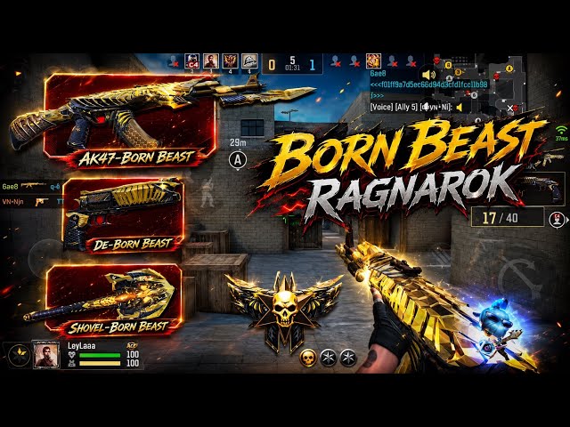 CrossFire Legends: Test Full Set AK47 - Born Beast Ragnarok