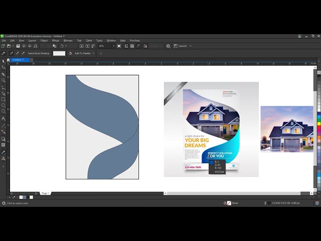 Corporate Flyer Design Tutorial For Beginners & Exeperts - Ahsan Sabri - Coreldraw