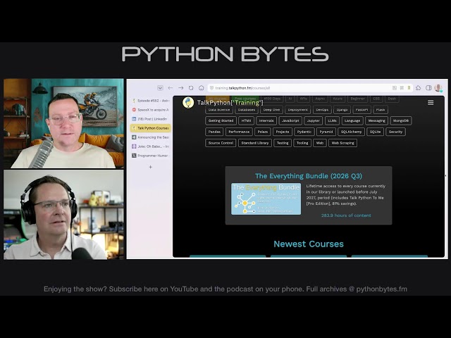 Python Bytes 485 Live Stream