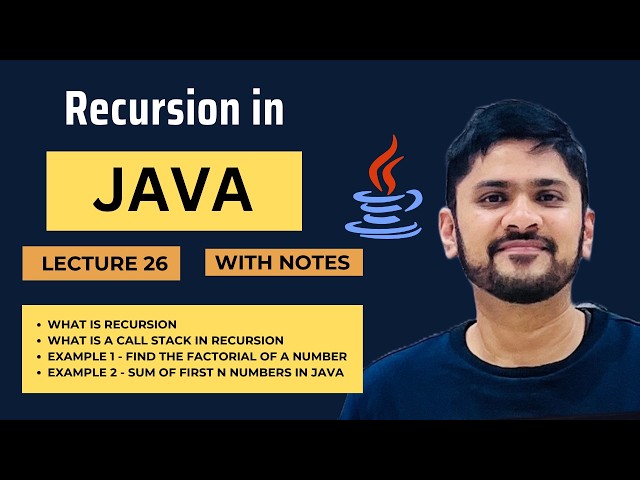 Recursion in Java with examples | Java Tutorial for Beginners | Amit Thinks