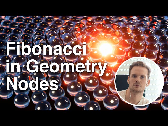 Blender Tutorial - Fibonacci in Geometry Nodes 1 - Creating the initial Pattern #b3d