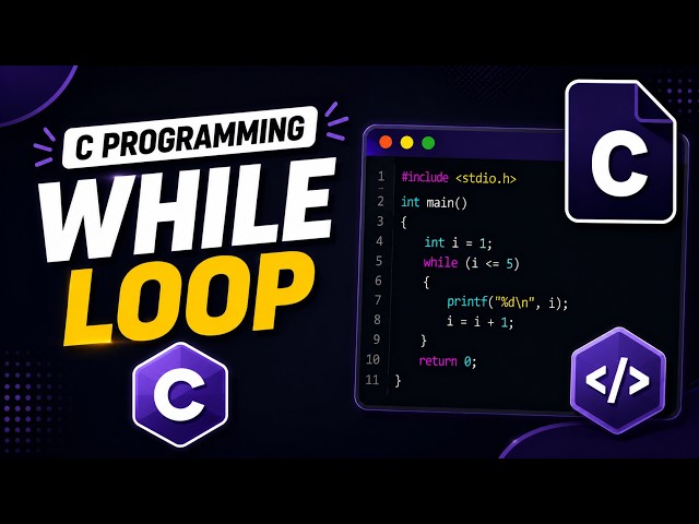 While Loop in C Programming | Infinite Loop Explained with Examples