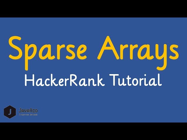 Sparse Arrays HackerRank Solution[Optimized Approach]