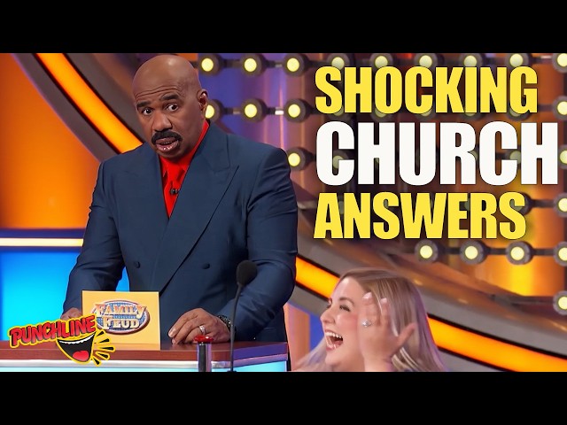 These Family Feud Church Answers Had Steve Harvey SHOCKED | Steve Harvey Reacts