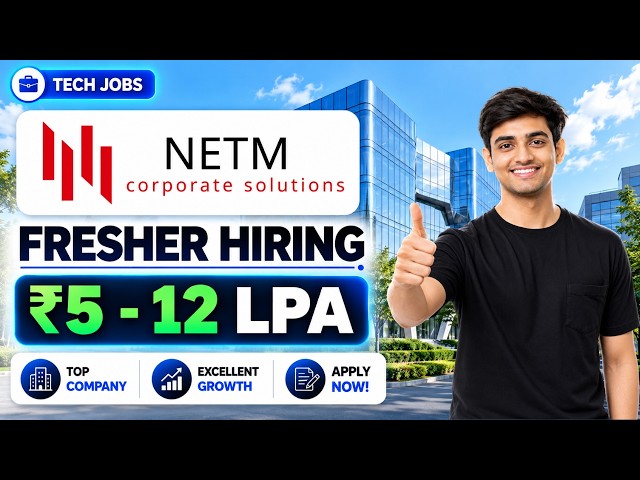 🔥NetM Off-Campus Hiring 2023-2025 Batch | ₹12 LPA + Architech Labs ₹25K/Month | Freshers Apply