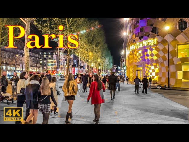 Paris, France🇫🇷 - Paris Evening Walk 2024  - 4K HDR walking tour  | Paris 4K | A Walk In Paris