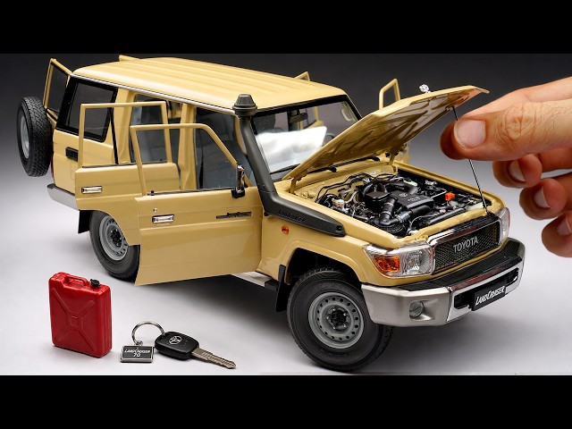 Toyota Land Cruiser LC76 1:18 Scale Diecast Unboxing (NSANELY Realistic) 😱