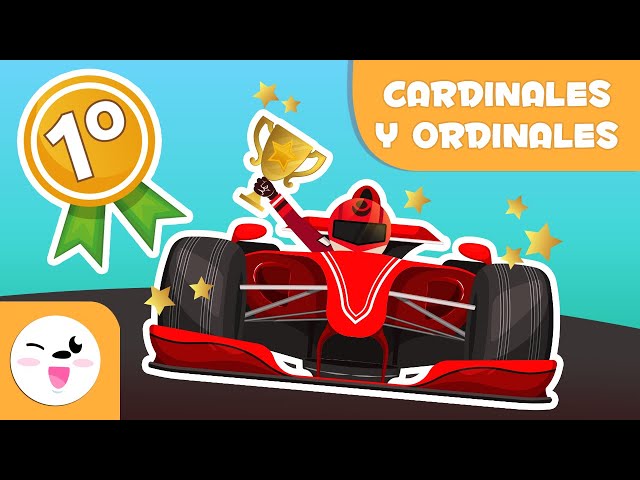 Números CARDINALES y números ORDINALES - Matemáticas para niños
