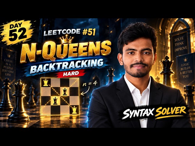 LeetCode 51: N-Queens Explained in Python | Backtracking & Recursion | Day 52