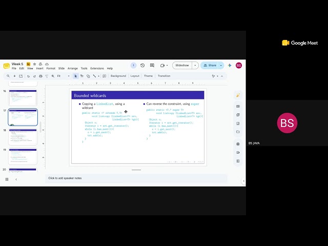 Week 5 | Session 1 -JAVA