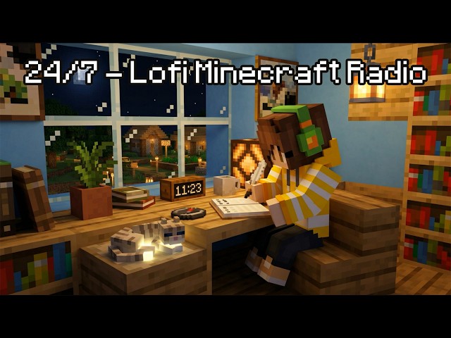 Lost in 2011 Minecraft 📻 24/7 Lofi Radio • C418 Music & Ambience for Sleep, Study & Focus