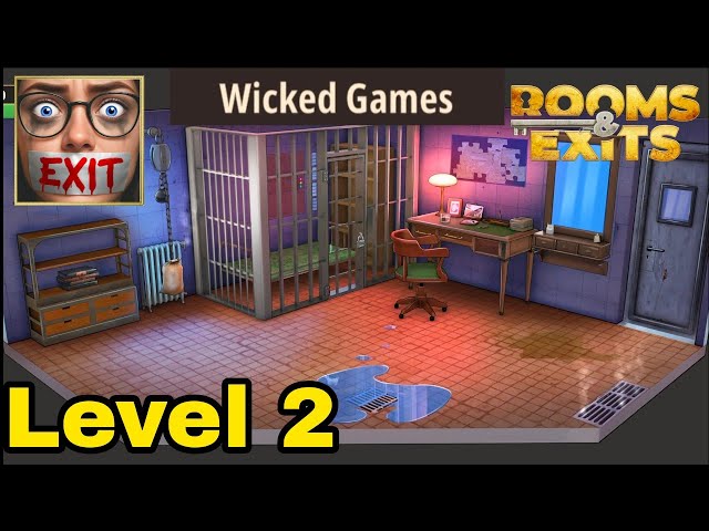 Rooms & exits level 2 walkthrough ( escape room )