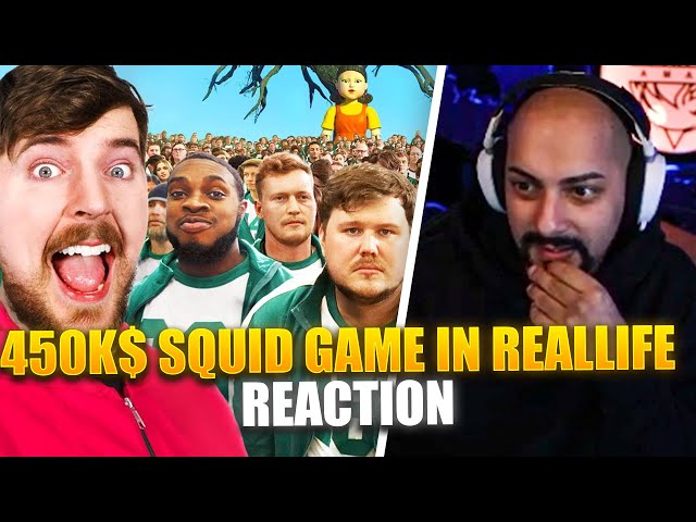 $456,000 SQUID GAME IM REALLIFE | Amar reagiert auf @MrBeast