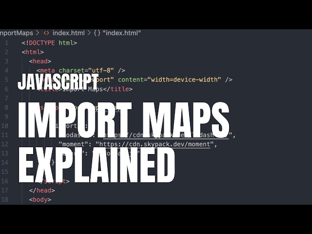 New Javascript Feature: Import Maps Explained!