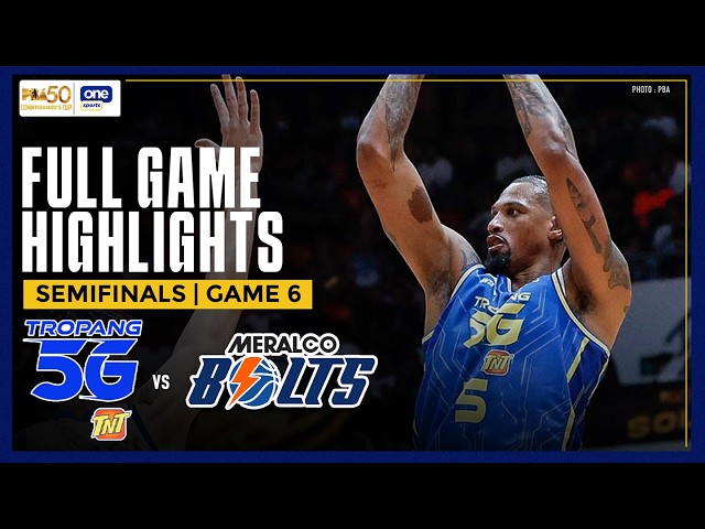 TNT vs MERALCO | FULL GAME HIGHLIGHTS | PBA SEASON 50 COMMISSIONER’S CUP SEMIS