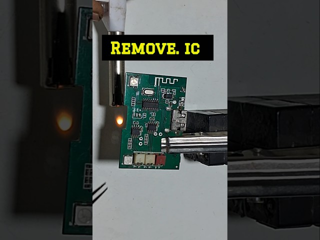 🔥 How to Remove IC Easily 😱 #shortsfeed