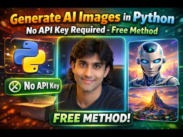 This Python Script Generates AI Images Instantly (No API Key)