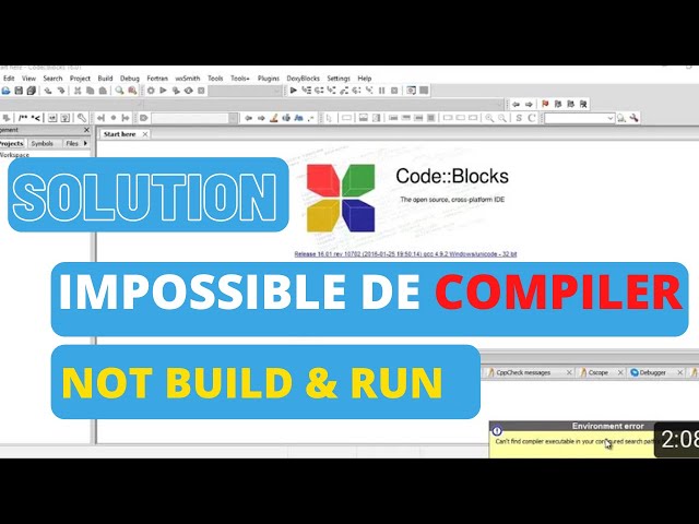 How to Solve CodeBlocks build and run problem || Compile time error in CodeBlocks