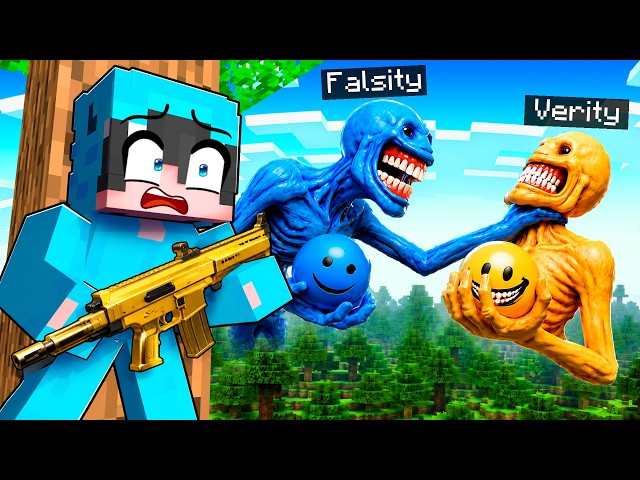 Usé ARMAS para Acabar con VERITY y FALSITY en Minecraft...