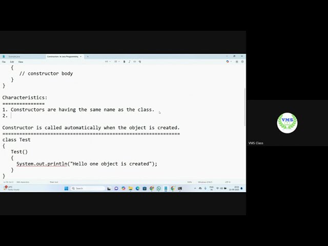 Live Webinar   Constructors in Java Programming