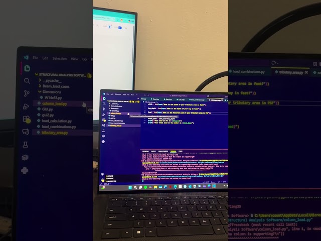 I'm developing a structural analysis tool  #engineering #softwaredevelopment