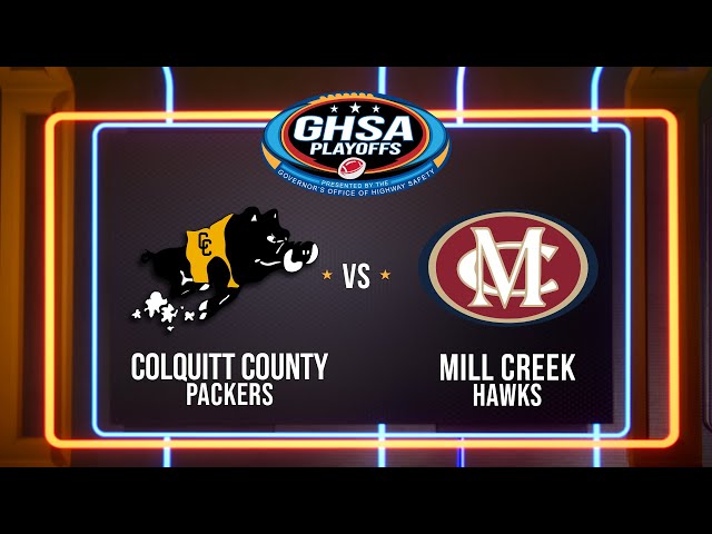 Colquitt County vs. Mill Creek | 2025 GHSA Football Playoffs: Round One