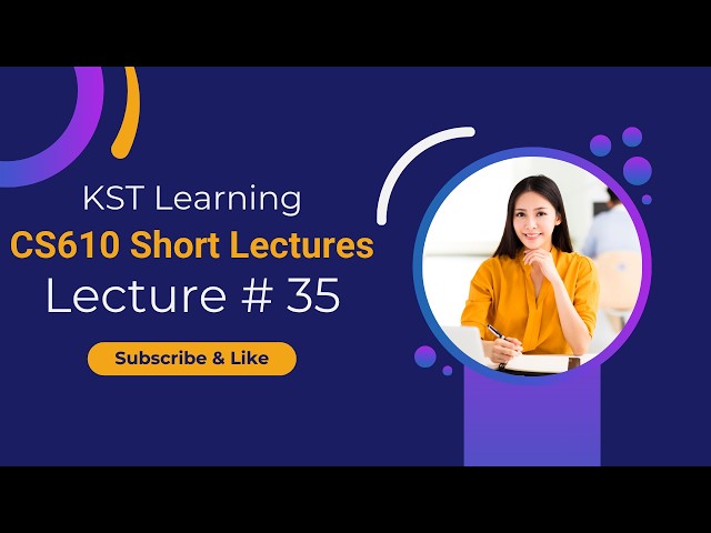 CS610 Short Lecture 35 | CS610 Short Lectures | Introduction to Networks