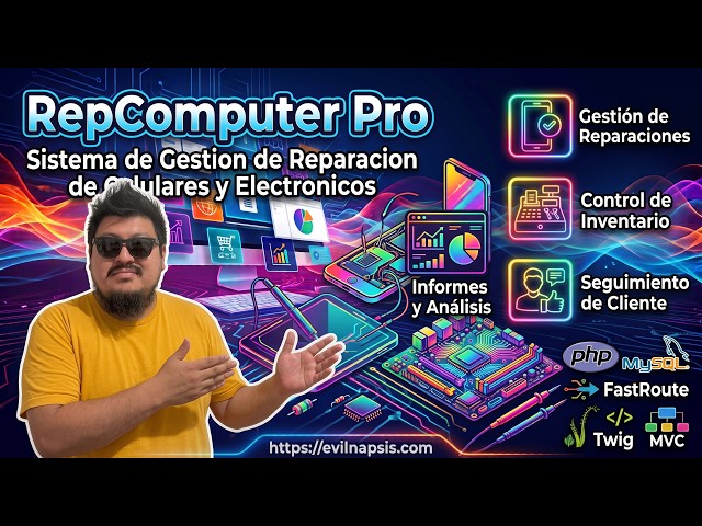 RepComputer Pro: Gestión de Taller de Reparacion de Celulares PHP MySQL