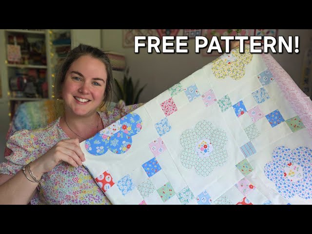 Hex-Petal Quilt TUTORIAL | Easy EPP Quilt!! 