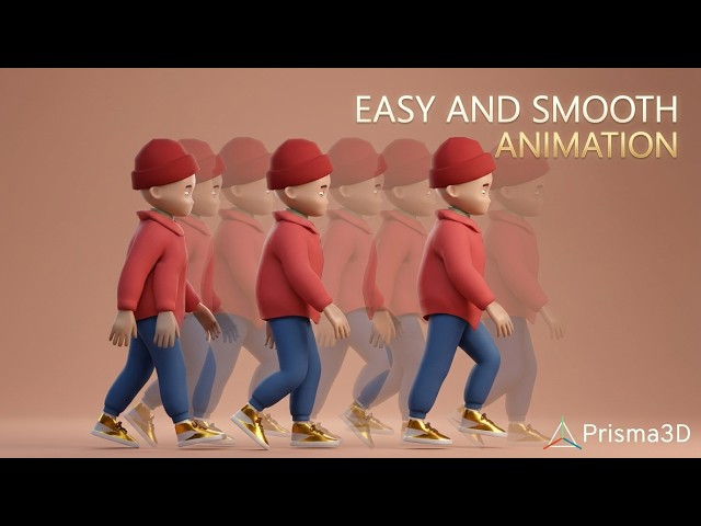 How to Make a Walk Cycle in Prisma3D 3.3 | NEW Animation Update