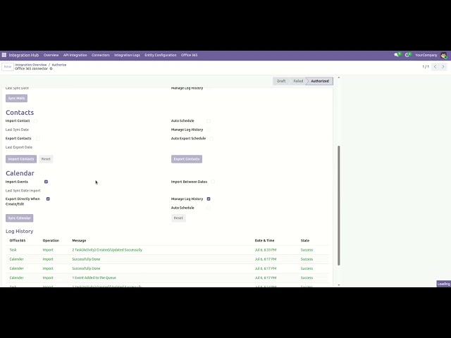 Office 365 Odoo Connector - Task Synchronisation Odoo #Odoo #Odooapps