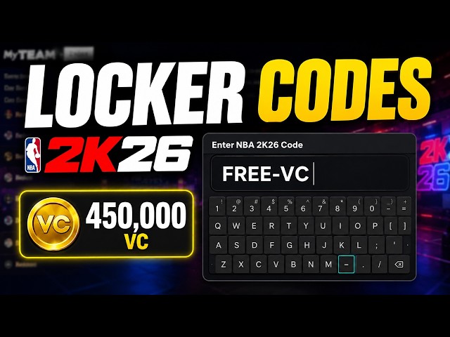 *NEW* NBA 2K26 Locker Codes 🎁 Claim THESE Free VC Locker Codes 2K26 (450,000 FAST)