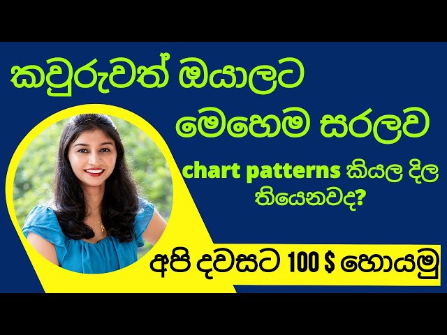 wooowww !! අපි දවසට 100 $ හොයමු | sl trading academy | මෙහෙම සරලව chart patterns කියල දිල තියෙනවද?