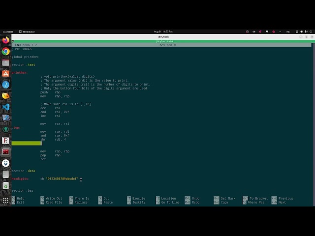 Extra: writing hex function (Lecture 4 Extra 2)