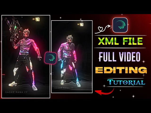 FREF FIRE 🔥 XML FILE VIDEO EDITING FULL TUTORIAL 😊 IN ALIGHT MOTION || FF VIDEO EDITING TUTORIAL