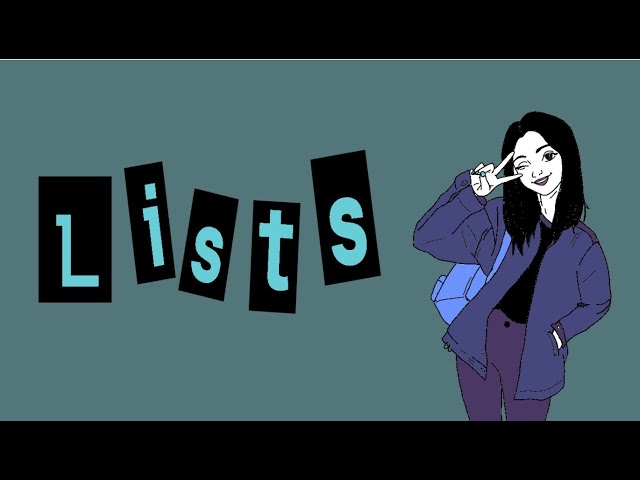 Python with J: Tutorial 5 - Lists