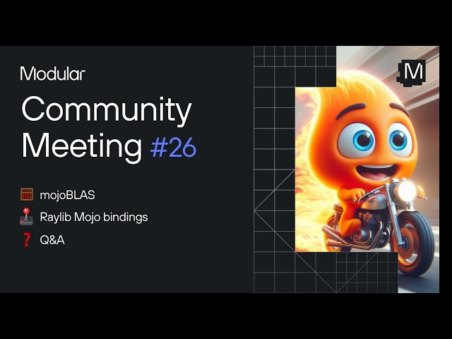 May 2026 Community Meeting: mojoBLAS and raylib Mojo bindings
