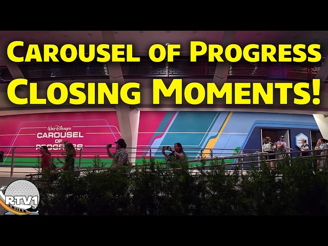 Closing Moments of the Carousel of Progress - July 5, 2026 - Crowd Singing!